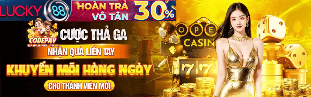 Chương trình khuyến mãi Lucky88 đặc biệt dành cho thành viên 8win55 con